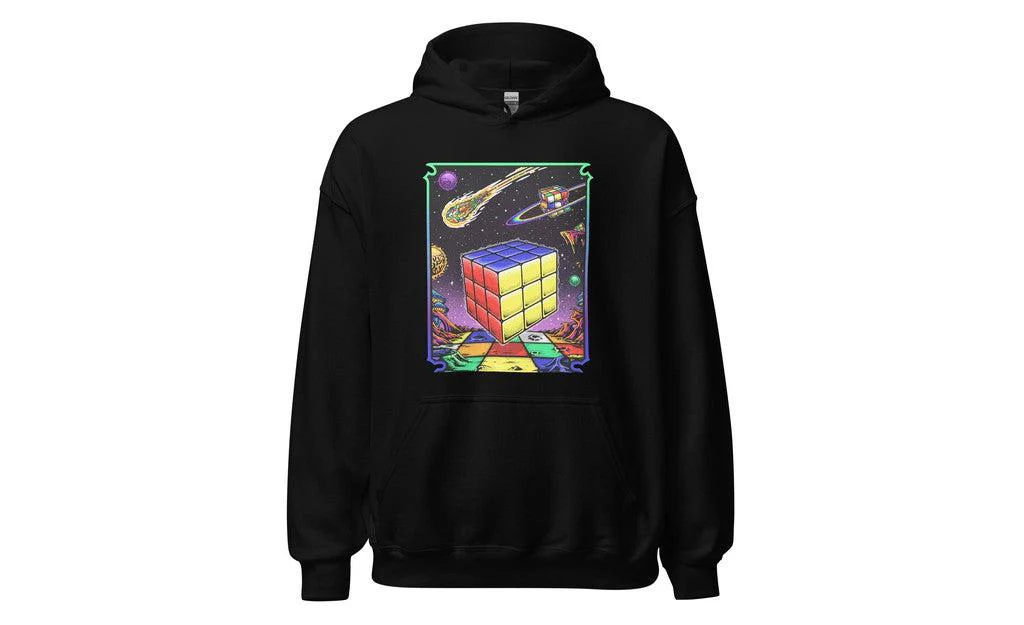 Rubik's Cube in Space - Rubik's Cube Hoodie