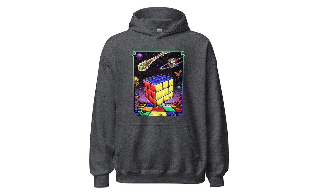 Rubik's Cube in Space - Rubik's Cube Hoodie - Image 4