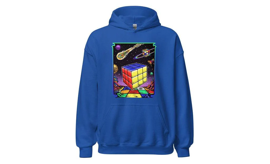 Rubik's Cube in Space - Rubik's Cube Hoodie - Image 5