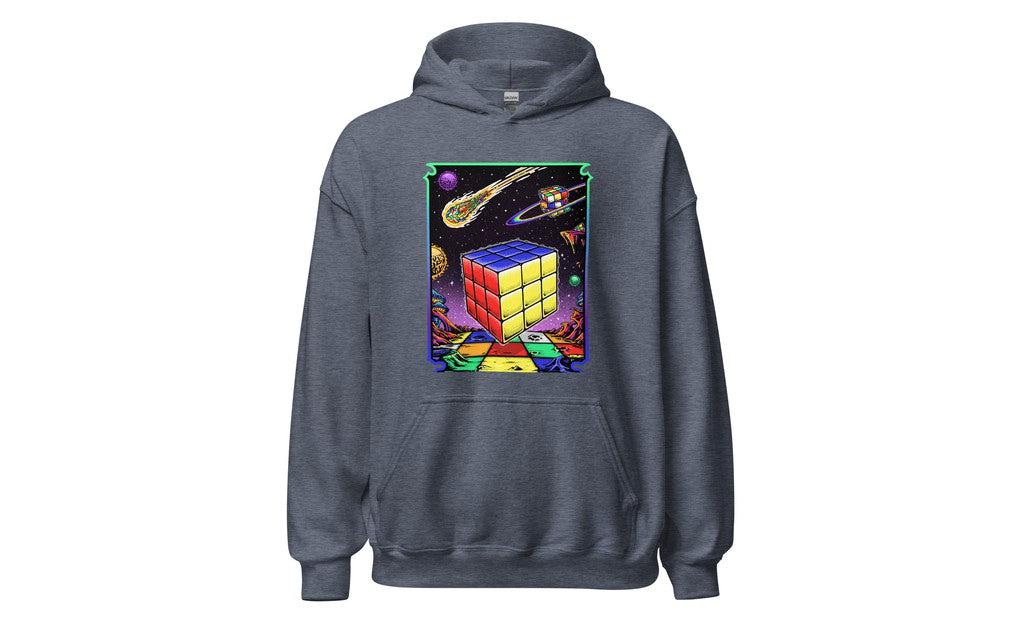 Rubik's Cube in Space - Rubik's Cube Hoodie - Image 7