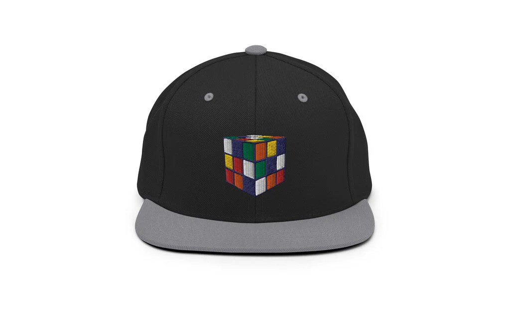 Rubik's Cube Snapback Hat - Image 11