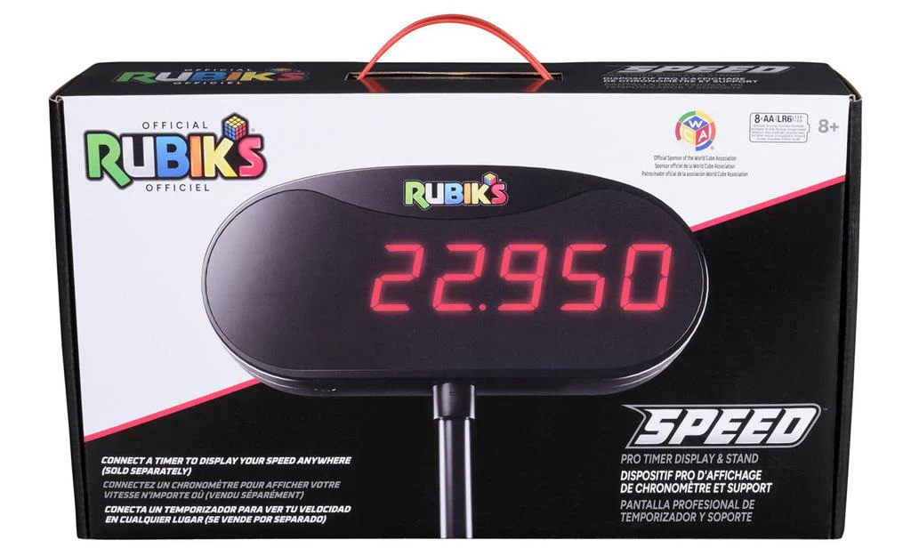 Rubik's Cube, Timer Stand, Clear Display Device