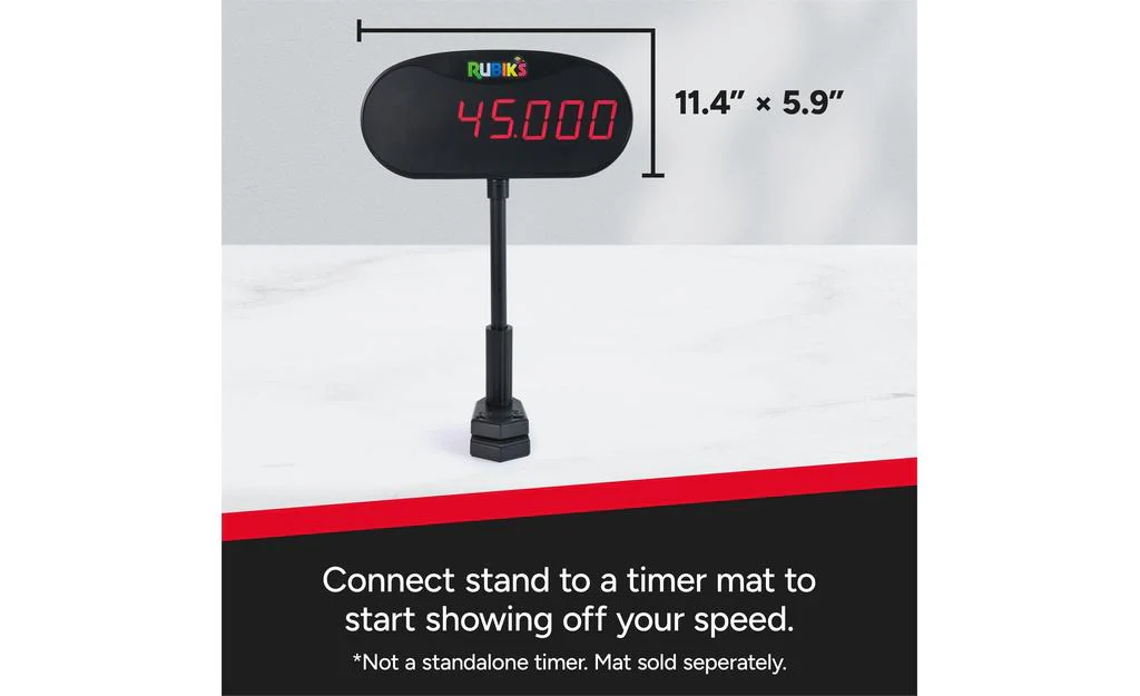 Rubik's Cube, Timer Stand, Clear Display Device - Image 3