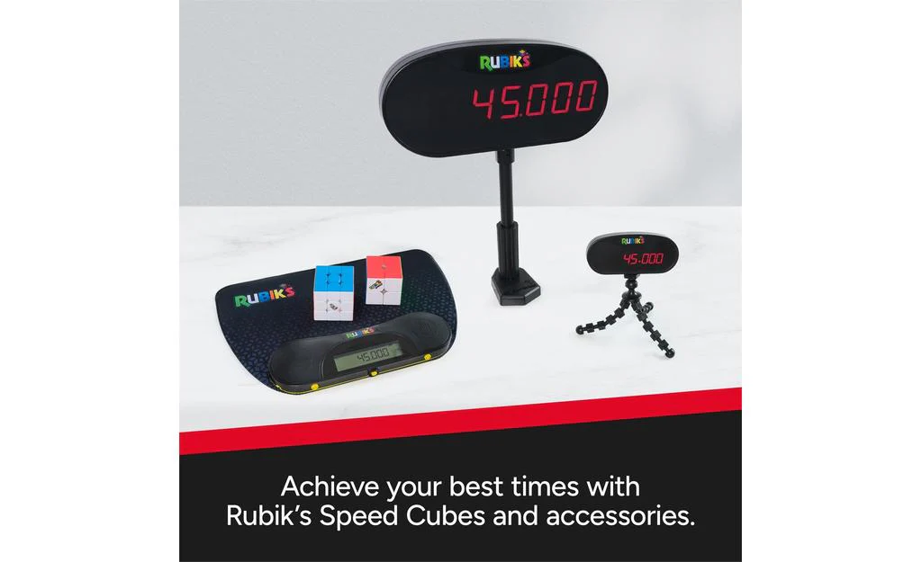 Rubik's Cube, Timer Stand, Clear Display Device - Image 5