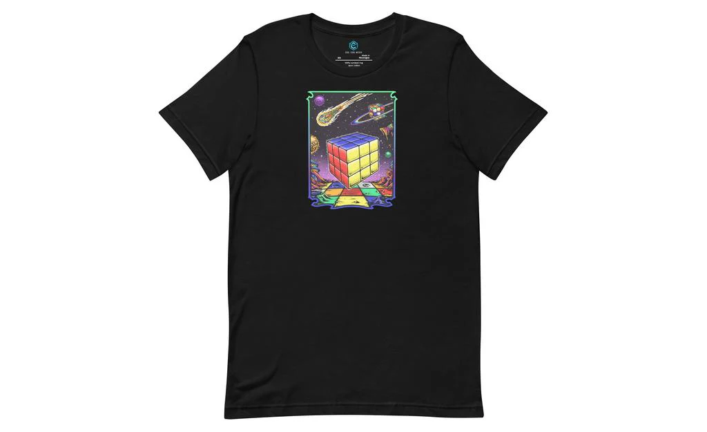 Rubik's Cubes in Space - Rubik's Cube Shirt - Image 2