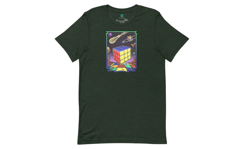 Rubik's Cubes in Space - Rubik's Cube Shirt - Image 3