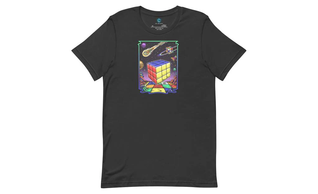 Rubik's Cubes in Space - Rubik's Cube Shirt - Image 4
