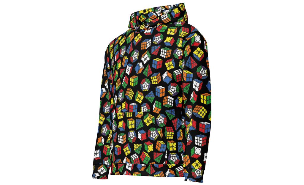 Rubik's Twisty Puzzle All Over Print Hoodie - Image 2