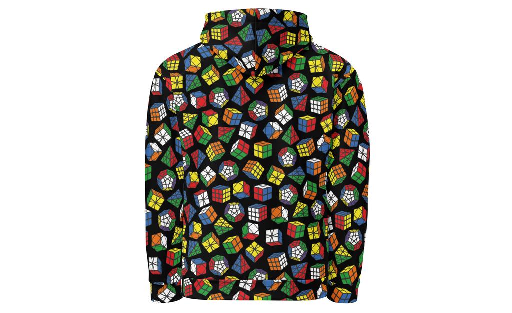 Rubik's Twisty Puzzle All Over Print Hoodie - Image 3