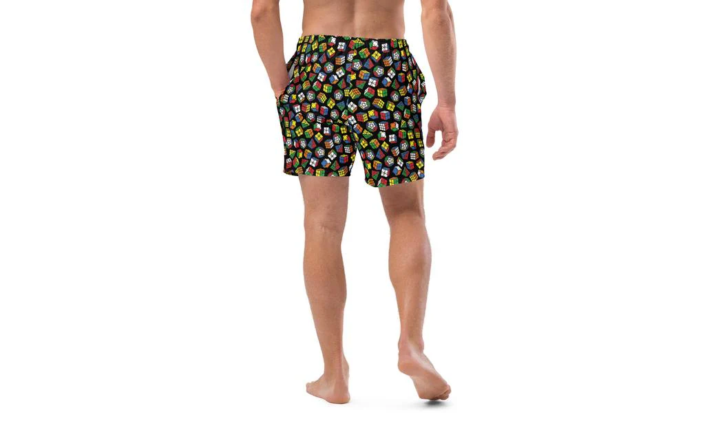 Rubik's Twisty Puzzle Bathing Suit - Swim Trunks - Image 2