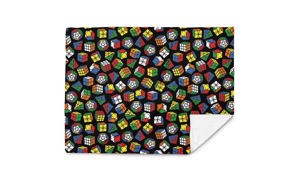 Rubik's Twisty Puzzle Throw Blanket - Image 2