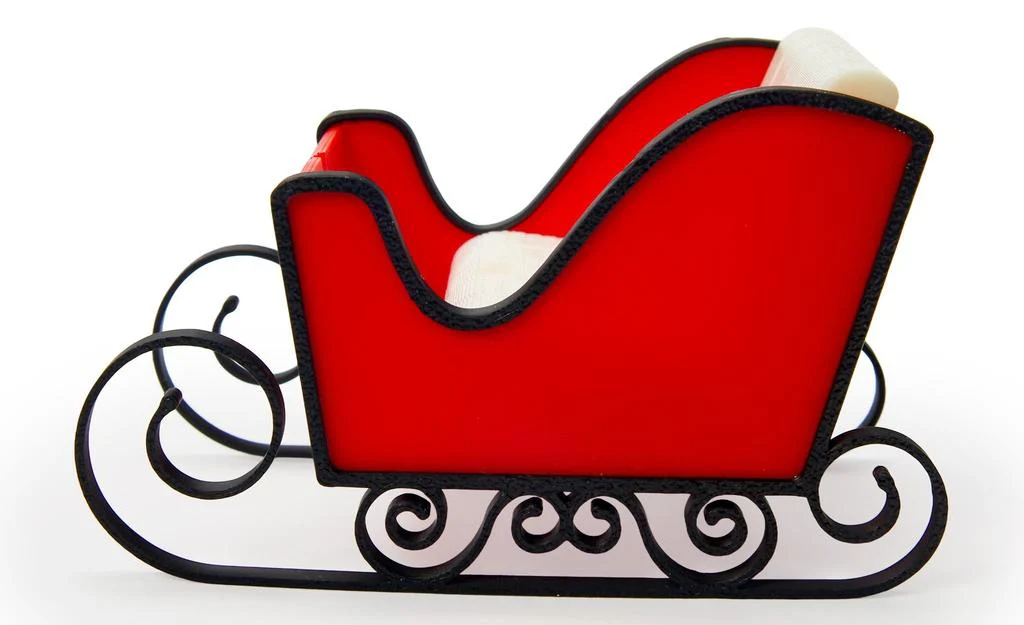 Santa's Sleigh Rubik's Cube Display Stand - Limited Edition - Image 3