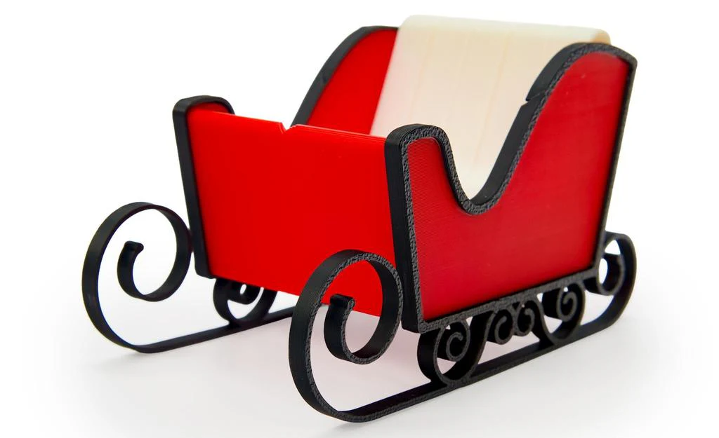 Santa's Sleigh Rubik's Cube Display Stand - Limited Edition - Image 5