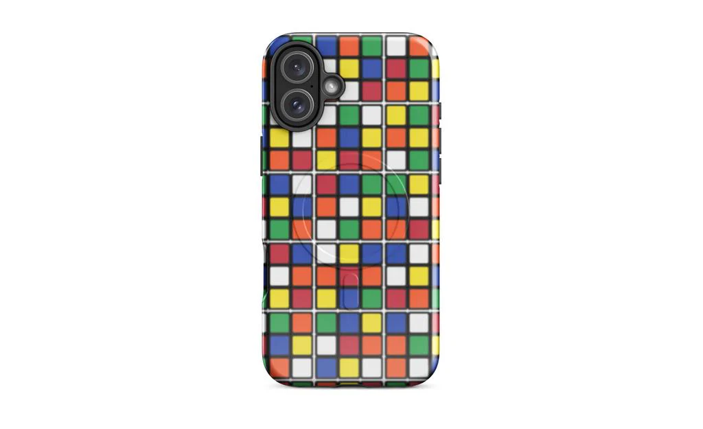 Scrambled Rubik's Cube MagSafe® Phone Case (Tough Case) for iPhone® - Image 19