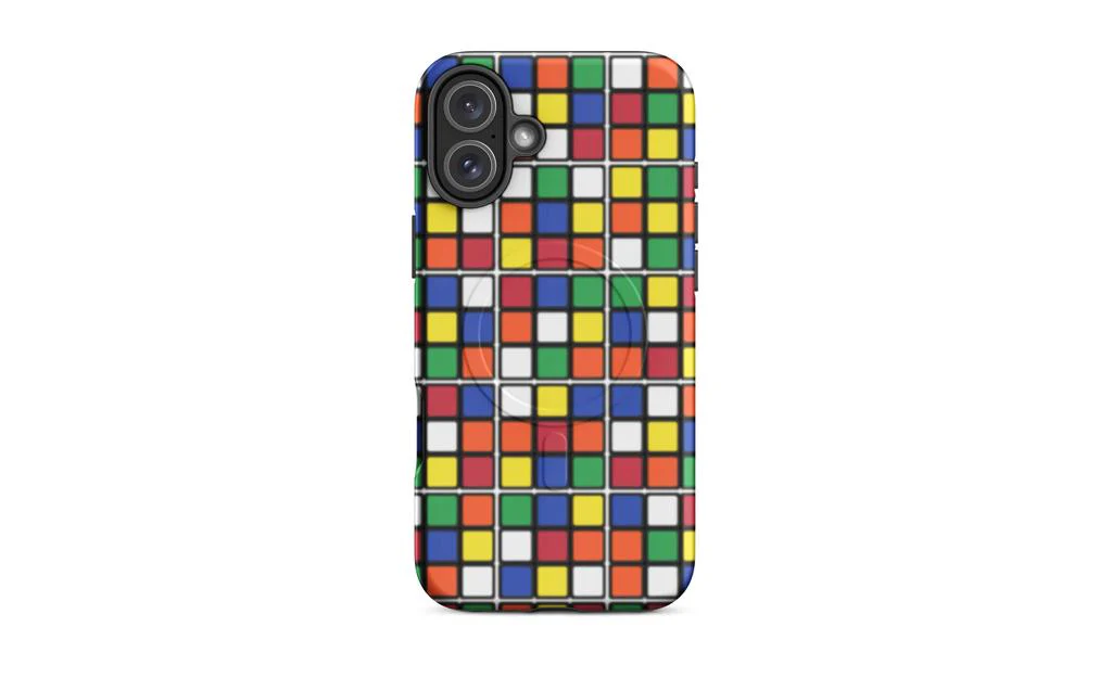 Scrambled Rubik's Cube MagSafe® Phone Case (Tough Case) for iPhone® - Image 20