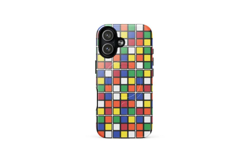 Scrambled Rubik's Cube MagSafe® Phone Case (Tough Case) for iPhone® - Image 25
