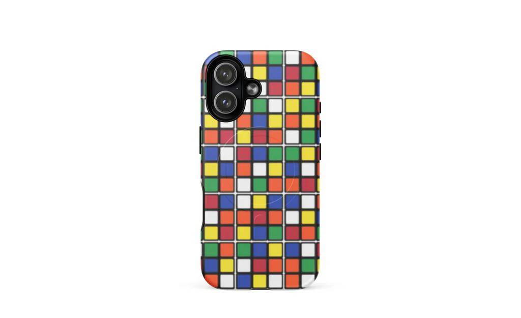 Scrambled Rubik's Cube MagSafe® Phone Case (Tough Case) for iPhone® - Image 26