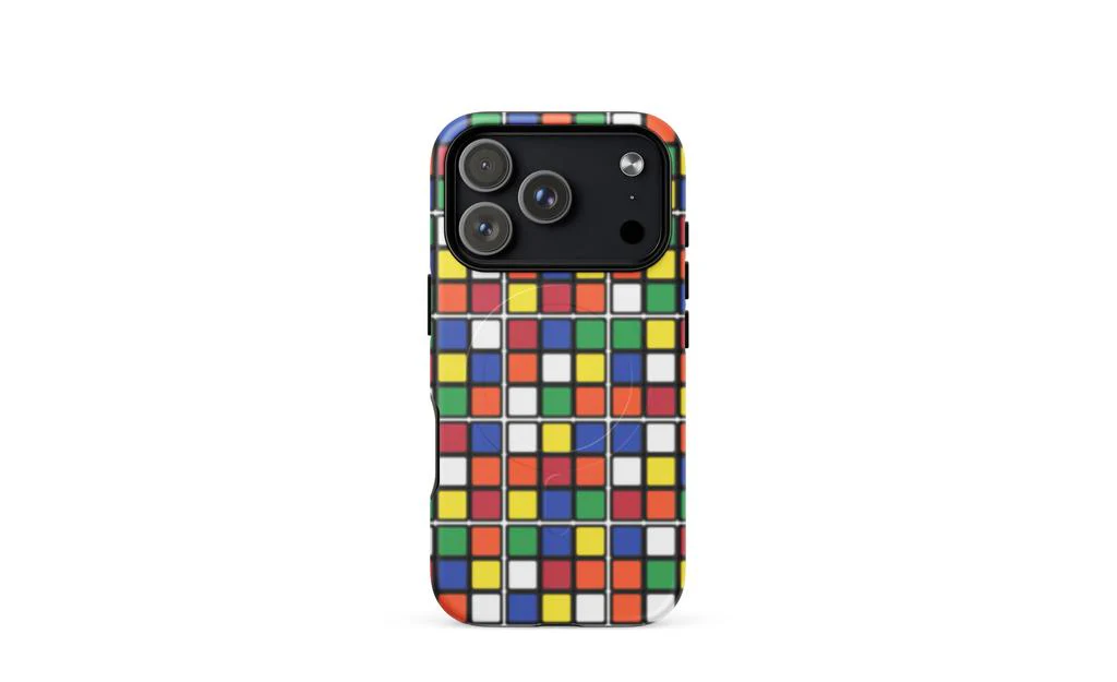 Scrambled Rubik's Cube MagSafe® Phone Case (Tough Case) for iPhone® - Image 30