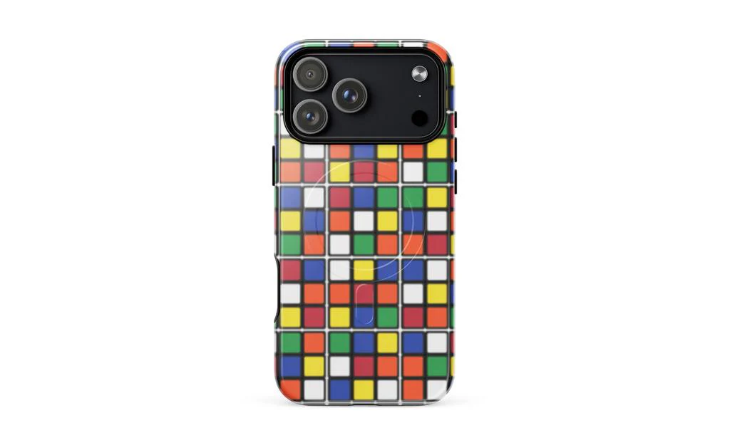 Scrambled Rubik's Cube MagSafe® Phone Case (Tough Case) for iPhone® - Image 31