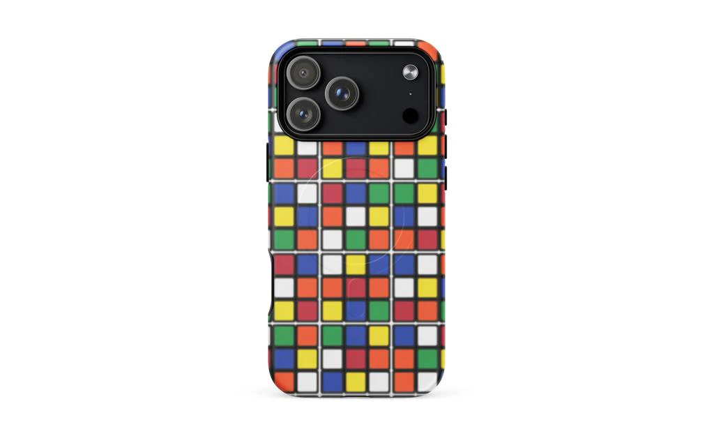 Scrambled Rubik's Cube MagSafe® Phone Case (Tough Case) for iPhone® - Image 32