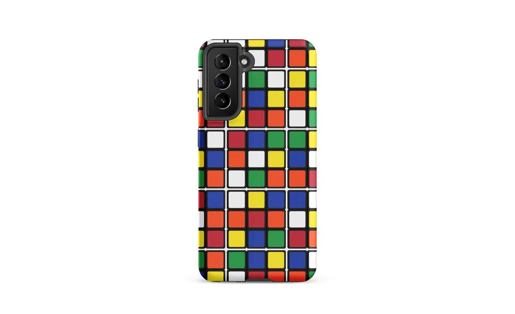 Scrambled Rubik's cube Phone Case (Tough case) for Samsung® - Image 10