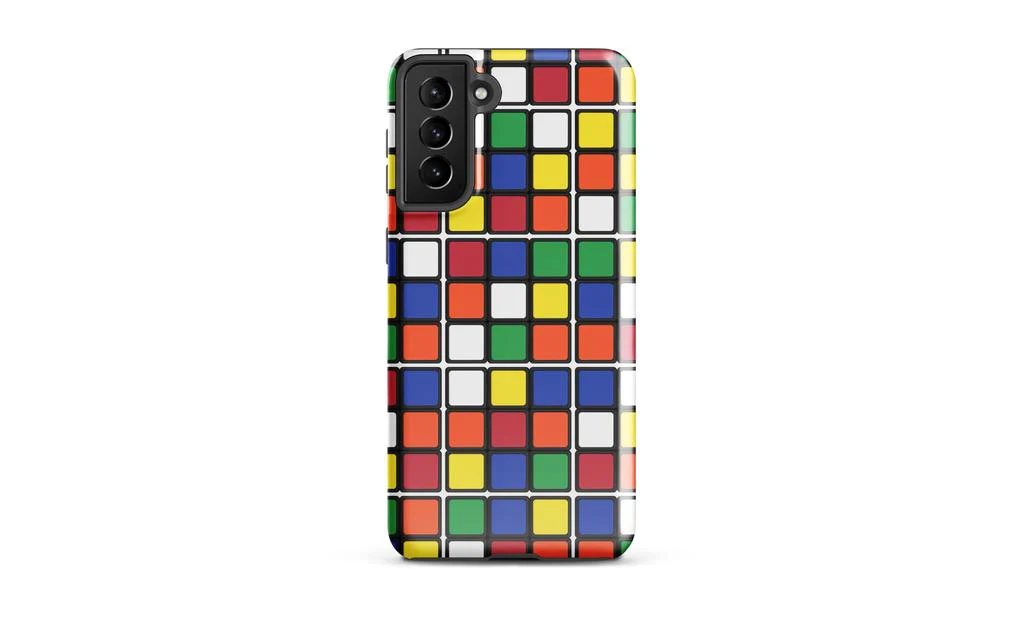 Scrambled Rubik's cube Phone Case (Tough case) for Samsung® - Image 11