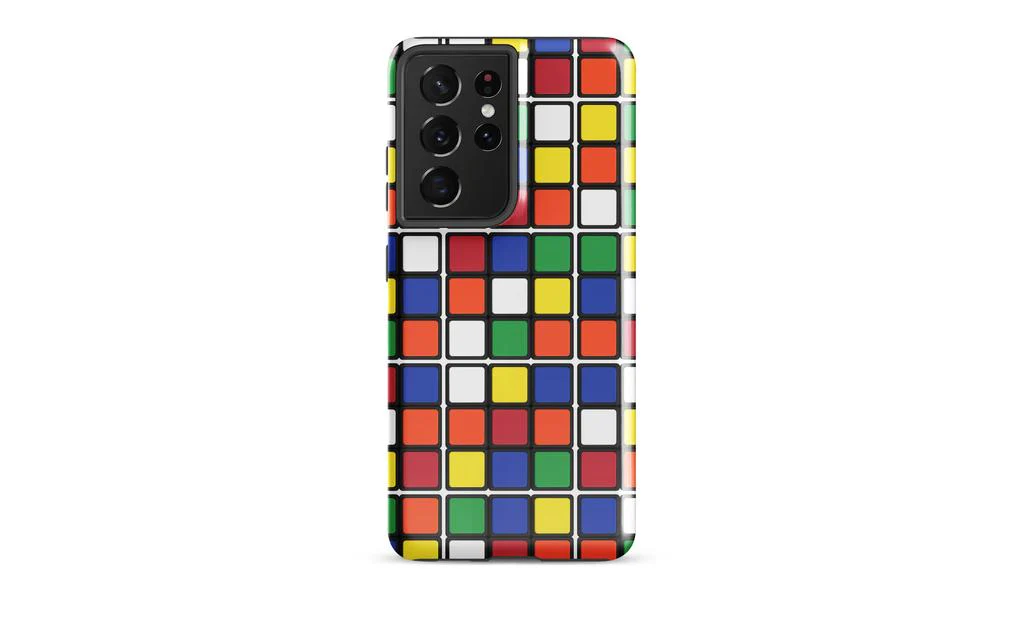 Scrambled Rubik's cube Phone Case (Tough case) for Samsung® - Image 13