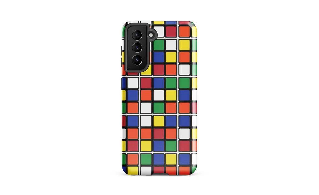 Scrambled Rubik's cube Phone Case (Tough case) for Samsung® - Image 15