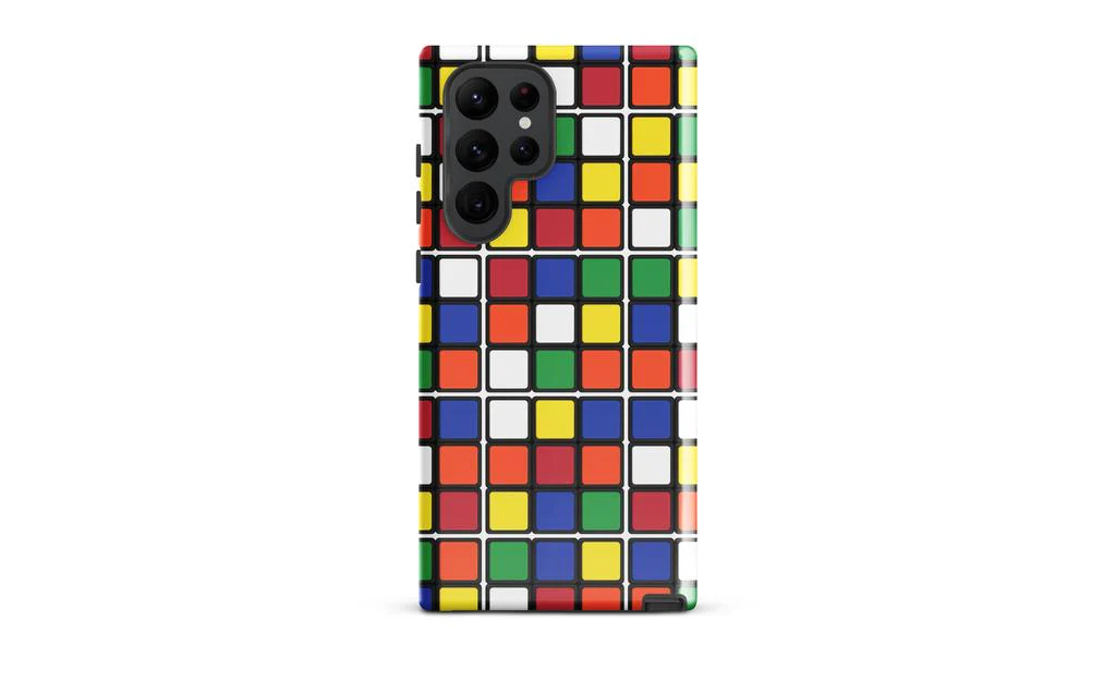 Scrambled Rubik's cube Phone Case (Tough case) for Samsung® - Image 21