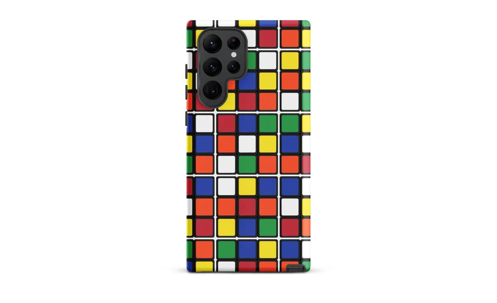 Scrambled Rubik's cube Phone Case (Tough case) for Samsung® - Image 22