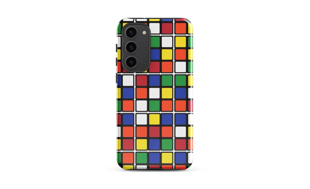 Scrambled Rubik's cube Phone Case (Tough case) for Samsung® - Image 25