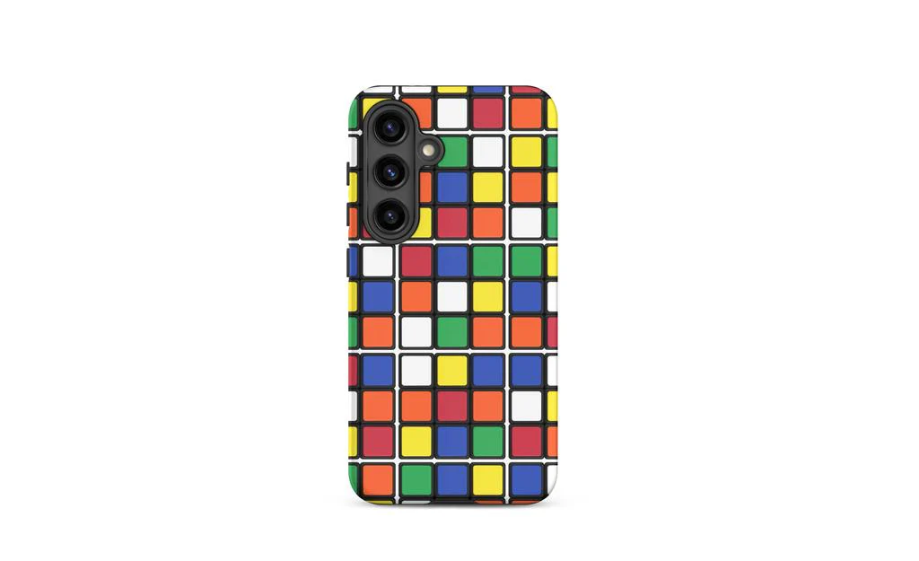 Scrambled Rubik's cube Phone Case (Tough case) for Samsung® - Image 30