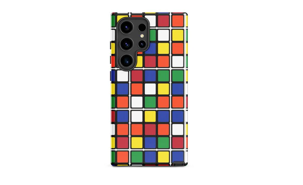 Scrambled Rubik's cube Phone Case (Tough case) for Samsung® - Image 33
