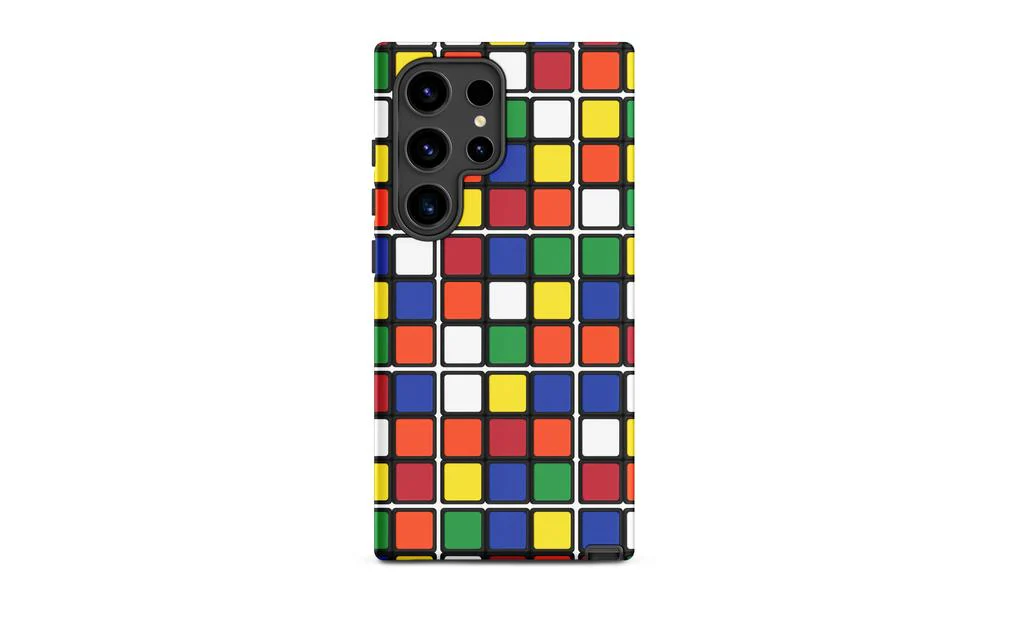 Scrambled Rubik's cube Phone Case (Tough case) for Samsung® - Image 34