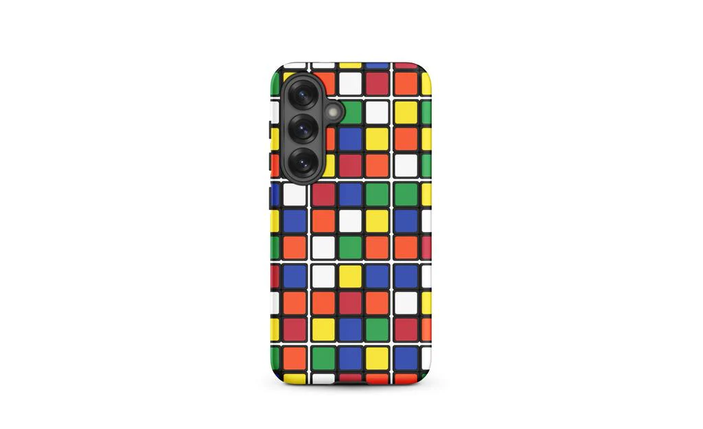 Scrambled Rubik's cube Phone Case (Tough case) for Samsung® - Image 36
