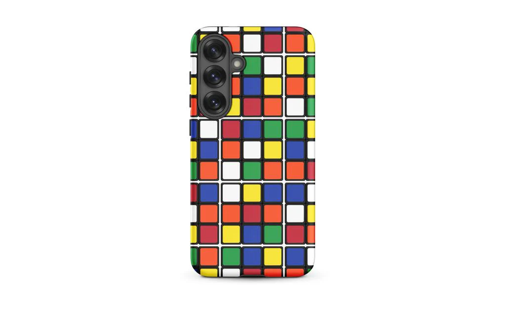 Scrambled Rubik's cube Phone Case (Tough case) for Samsung® - Image 38