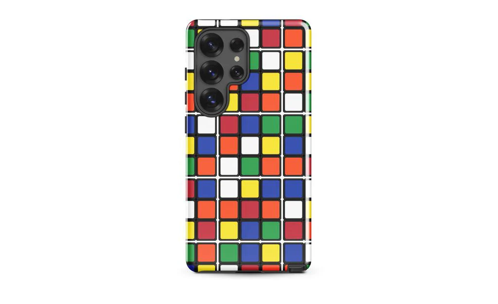 Scrambled Rubik's cube Phone Case (Tough case) for Samsung® - Image 39