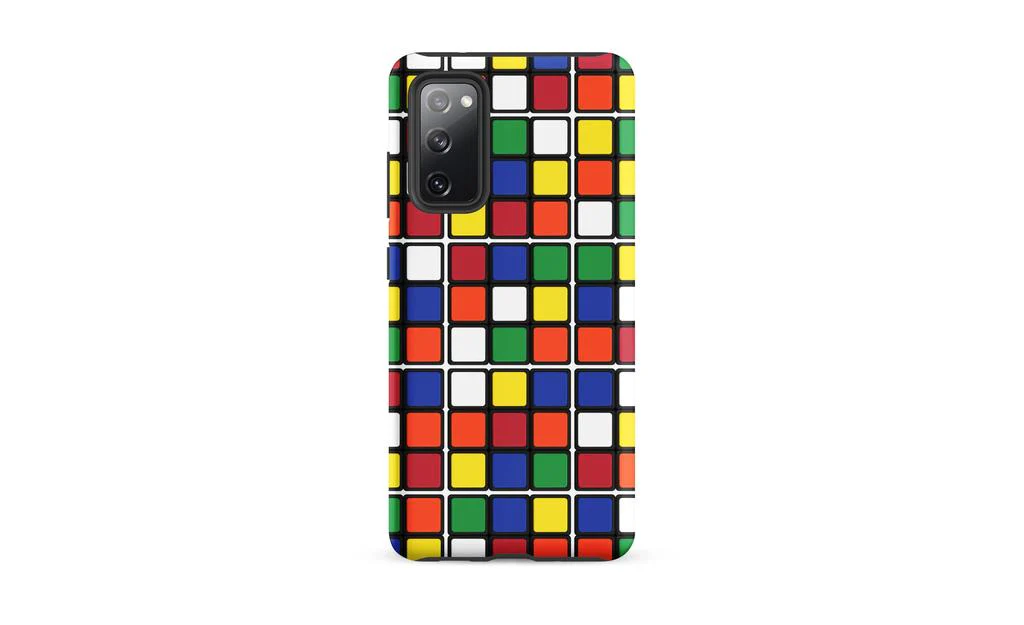 Scrambled Rubik's cube Phone Case (Tough case) for Samsung® - Image 4