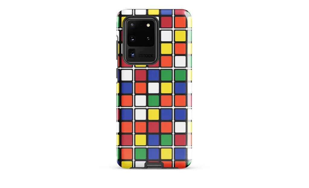 Scrambled Rubik's cube Phone Case (Tough case) for Samsung® - Image 7