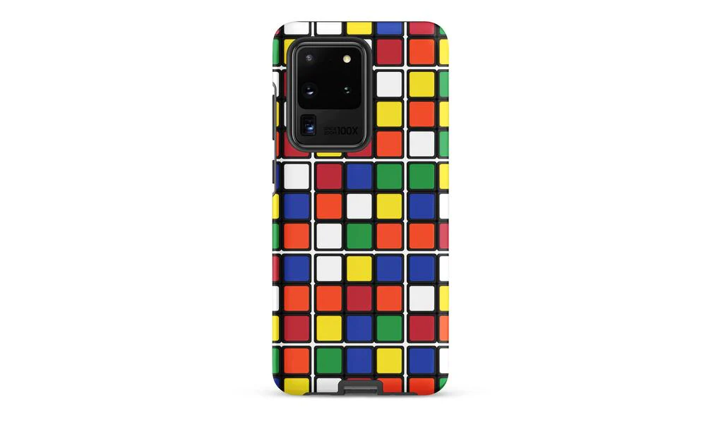Scrambled Rubik's cube Phone Case (Tough case) for Samsung® - Image 8