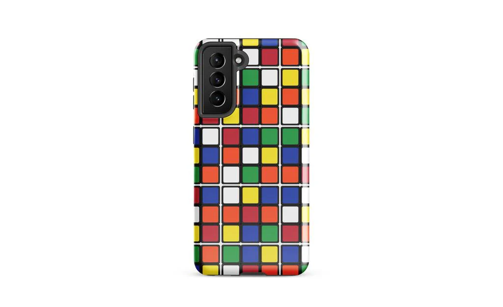 Scrambled Rubik's cube Phone Case (Tough case) for Samsung® - Image 9