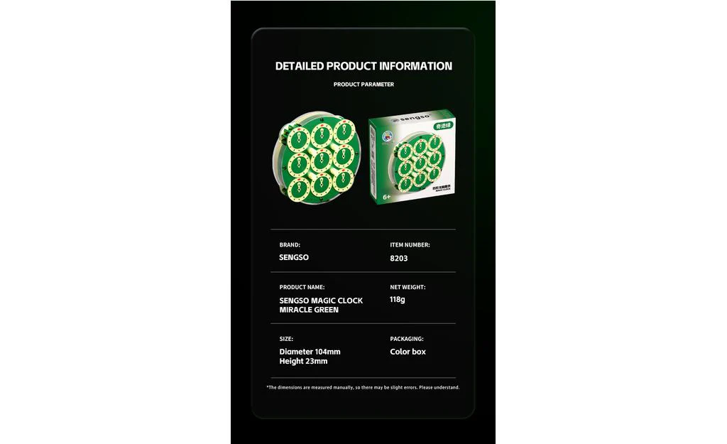 ShengShou Clock V2 (Magnetic) - Limited Edition Green - Image 10