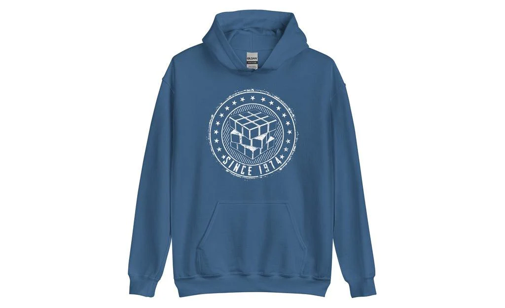 Since 1974 (Dark) - Rubik's Cube Hoodie - Image 4
