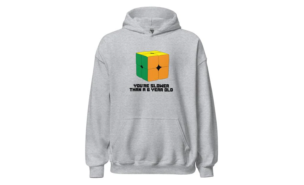 Slower Than a 6 Year Old Hoodie V2 - Light