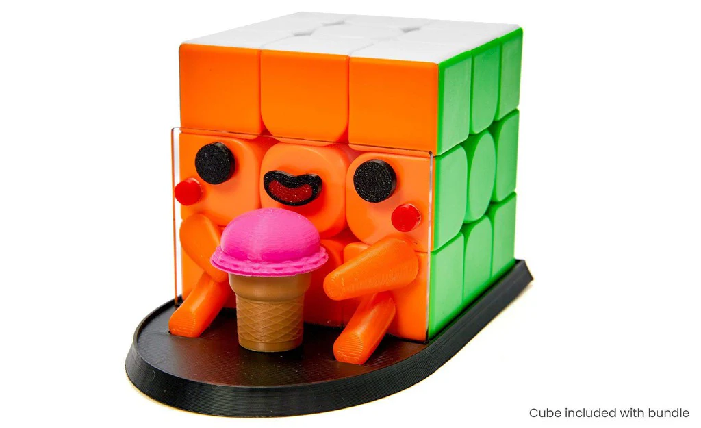 Soup Timmy Cube Display Stand - Ice Cream
