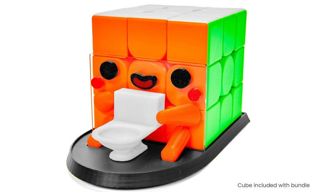 Soup Timmy Cube Display Stand - Toilet