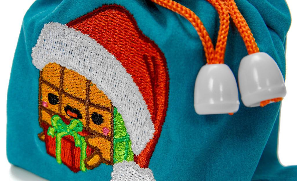 Soup Timmy Santa Christmas Cube Bag (Embroidered) - Limited Edition - Image 2