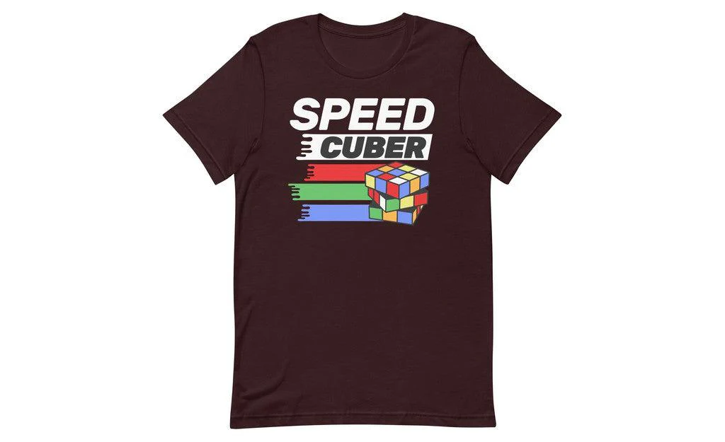 Speedcuber (Dark) - Rubik's Cube Shirt - Image 3