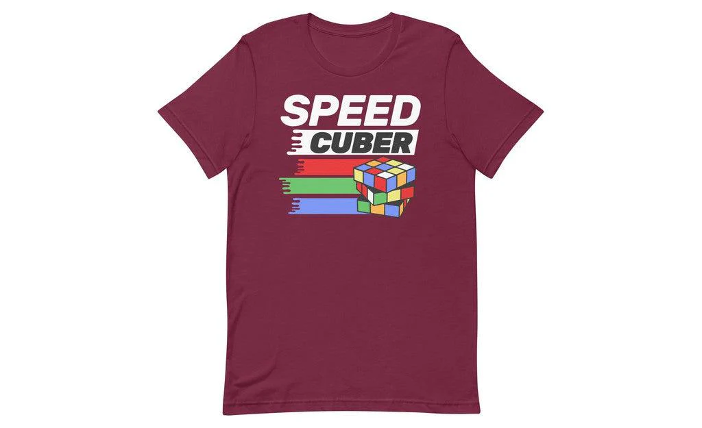 Speedcuber (Dark) - Rubik's Cube Shirt - Image 6
