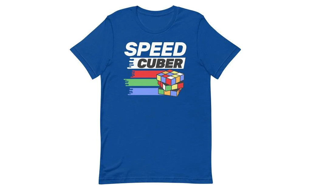 Speedcuber (Dark) - Rubik's Cube Shirt - Image 8